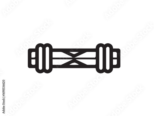 Cable Stripper Icon in Clean Minimal Professional Vector Artwork