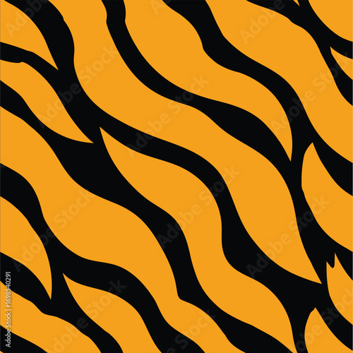 seamless tiger skin pattern
