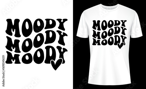 Moody Nope Not Today Funny T-shirt Design