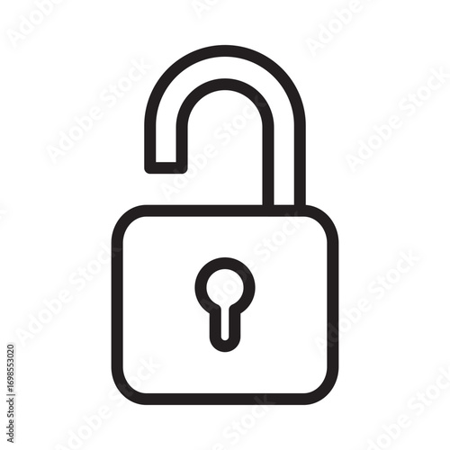 lock icon vector illustration
