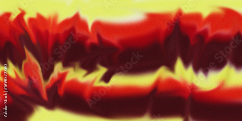 Grainy Gradient Texture Background with Yellow, Brown, Red, and Maroon Halloween Color Palette in Abstract Smudge Design