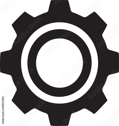 Gear icon. Setting symbol. Cogwheel Transparent background. gear PNG