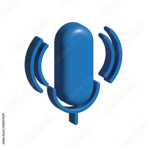 Mic icon design template