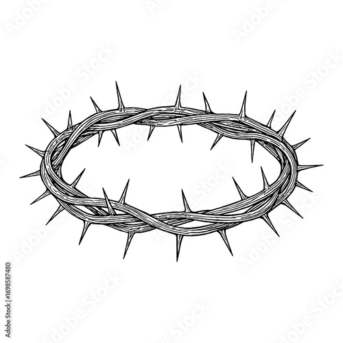 A crown of thorns — a symbol of the suffering of the Redeemer and Lord Jesus Christ.