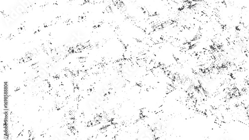 Grunge dust overlay vector black and white distressed background abstract surface. Distress grain texture black and white grunge overlay abstract rough wall background. 