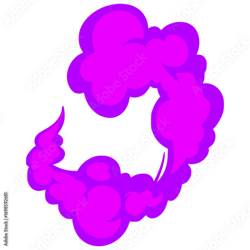 Smoke Element Decoration Illustration Digital Drawing Art