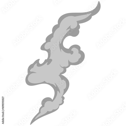 Smoke Element Decoration Illustration Digital Drawing Art