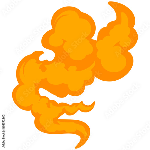 Smoke Element Decoration Illustration Digital Drawing Art