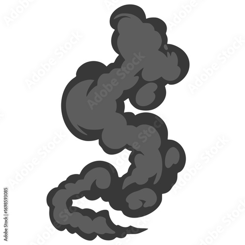 Smoke Element Decoration Illustration Digital Drawing Art