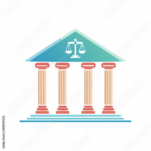 Symbol of Justice: An Architectural Depiction of Law and Equity in Modern Design Style