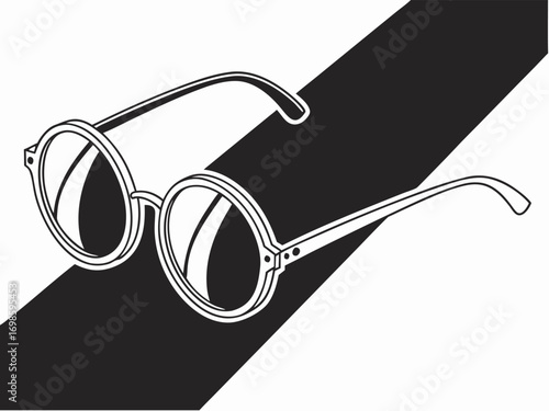 illustration of a pair of glasses