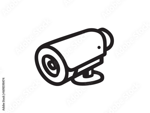 Inspection camera icon professional minimal clean vector illustration