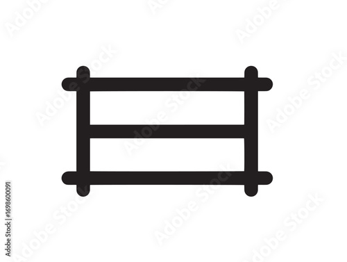 Professional ladder icon stylish elegant linear vector drawing