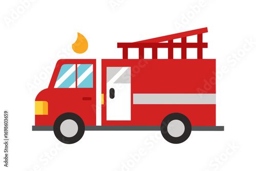 fire truck vector illustration