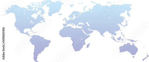 Simple Vector Map of the World