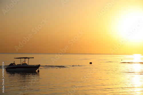 The Sun rise on the red sea