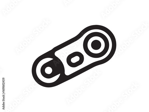 Professional minimal pipe cutter drawing in vector