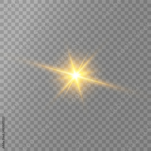 Lens Flare, light glow effect. sun or realistic shining star with backlight effect.
bokeh glitter and sparkles or sparkles on transparent background.
