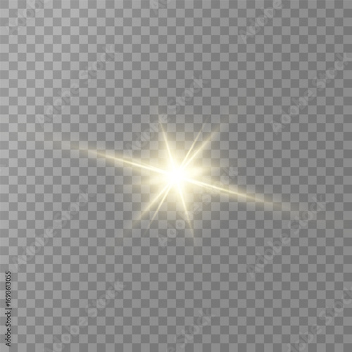 Lens Flare, light glow effect. sun or realistic shining star with backlight effect.
bokeh glitter and sparkles or sparkles on transparent background.
