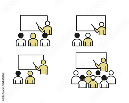 Presentation, class, briefing session, seminar, training, meeting