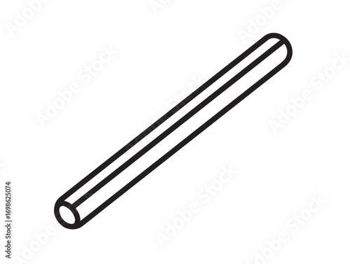 Professional Construction Pry Bar Icon in Modern Minimal Clean Vector Illustration