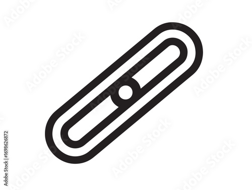 Industrial Ratchet Tool Icon in Modern Simple Clean Vector Illustration Style