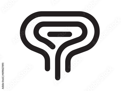 Durable Rebar Locator Tool Icon in Professional Simple Clean Vector Line Artwork