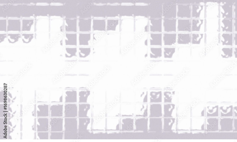 Obraz premium Purple and white wall with glossy mosaic tiles, abstract geometric decorative texture, stylish background for product presentation and web graphics