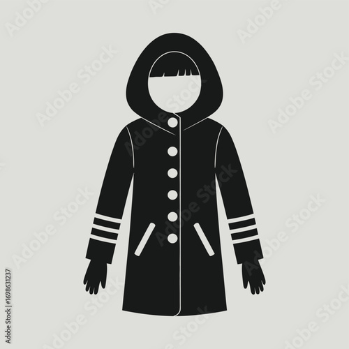 Winter clothing pink puffer jacket with fur trimmed hood and pockets