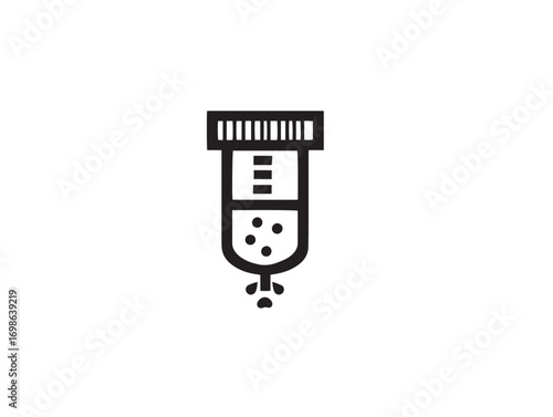 Modern Soil Tester Icon in Minimal Clean Vector Illustration Style