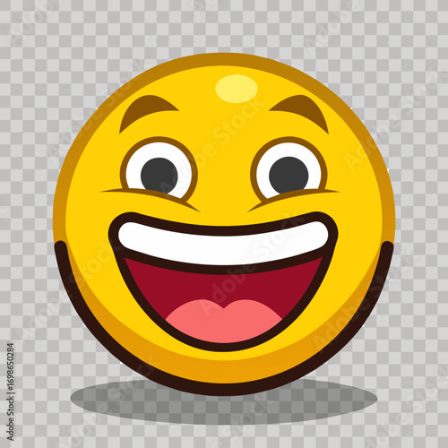 happy smiley face with smile