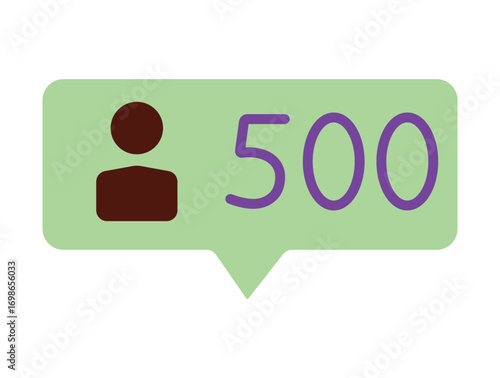 Colorful Icon for Social Media Growth and User Engagement