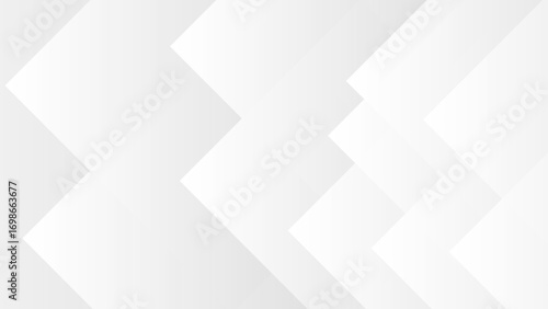 Minimal abstract geometric background featuring layered translucent white and light gray diagonal shapes. Smooth gradients blending seamlessly into a clean, modern composition.