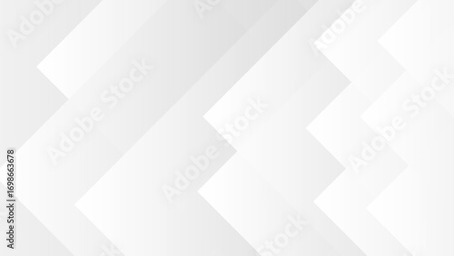 Minimal abstract geometric background featuring layered translucent white and light gray diagonal shapes. Smooth gradients blending seamlessly into a clean, modern composition.