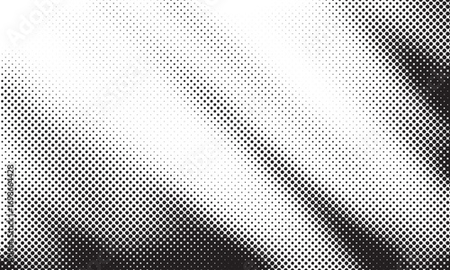 Halftone background vector, abstract backdrop design with two tone pattern and copy space for edit your content