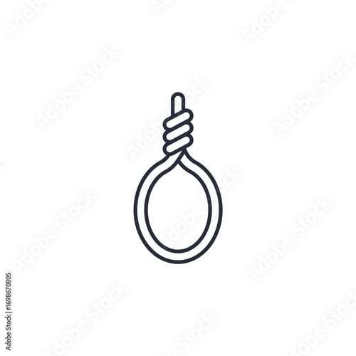 death penalty icon. death penalty Symbol sign for mobile concept and web design. Vector icon, Logo illustration, Vector graphics