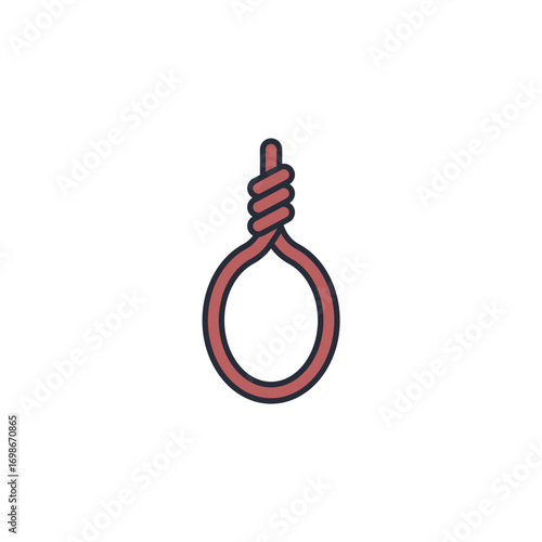 death penalty icon. death penalty Symbol sign for mobile concept and web design. Vector icon, Logo illustration, Vector graphics