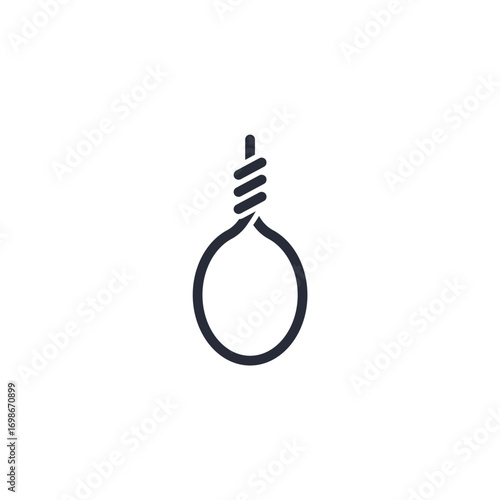 death penalty icon. death penalty Symbol sign for mobile concept and web design. Vector icon, Logo illustration, Vector graphics