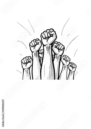 Raised Fists