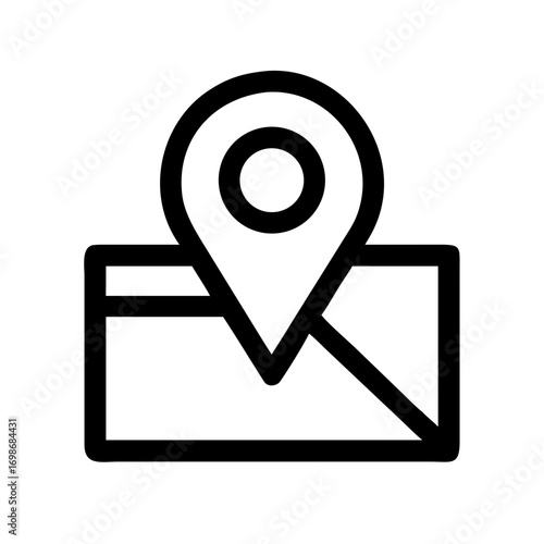 e mail icon on map pointer