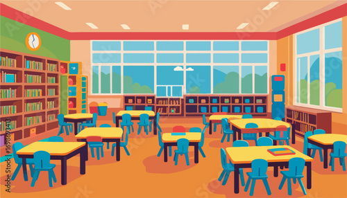 Early Education Classroom with Children’s Activities