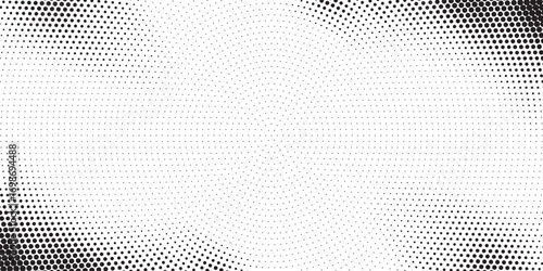 Halftone background vector, abstract backdrop design with two tone pattern and copy space for edit your content
