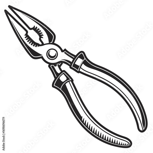 pliers isolated on white