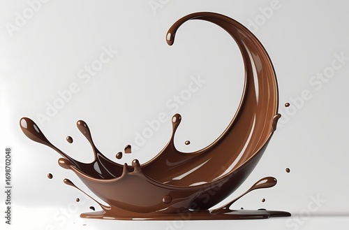 milk chocolate splash