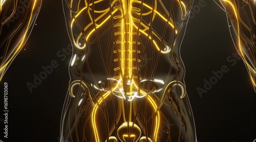 Exploring the human nervous system with stunning visual effects and dynamic animation techniques