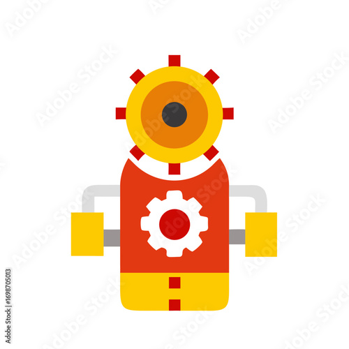 toy robot vector illustration