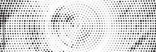 Halftone background vector, abstract backdrop design with two tone pattern and copy space for edit your content