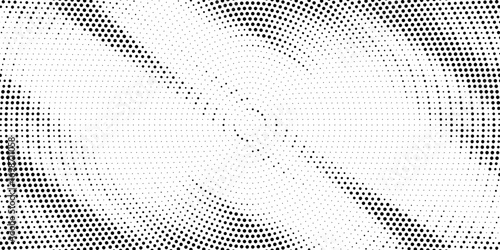 Halftone background vector, abstract backdrop design with two tone pattern and copy space for edit your content