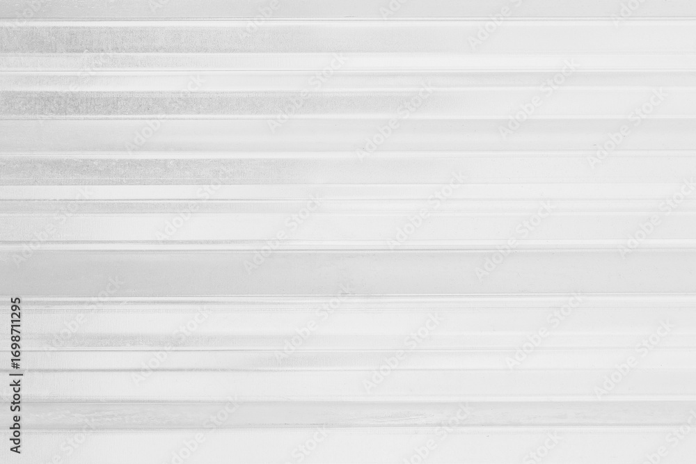 Fototapeta premium Silver color metal fence texture abstract wallpaper background steel white