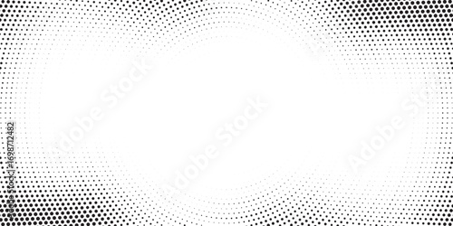 Halftone background vector, abstract backdrop design with two tone pattern and copy space for edit your content